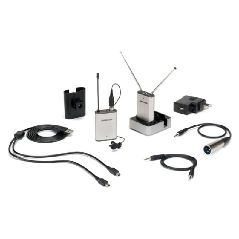 Samson airline micro camera lapel wireless microphone system